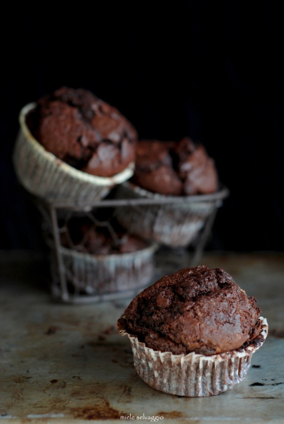double chocolate muffins 1