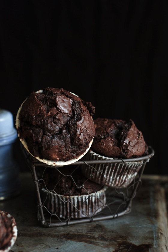 double chocolate muffins 4